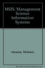 Msis Management Science Information Systems/Book and Disk