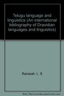 Telugu language and linguistics