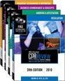 Bisk CPA Review 4Volume Set  39th Edition 2010