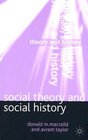 Social Theory and Social History