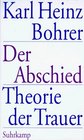 Der Abschied Theorie der Trauer  Baudelaire Goethe Nietzsche Benjamin