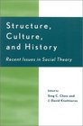 Structure Culture and History Recent Issues in Social Theory