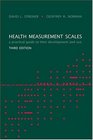 Health Measurement Scales A Practical Guide to Their Development and Use