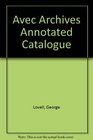 Avec Archives Annotated Catalogue