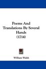 Poems And Translations By Several Hands