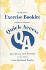 Exercise Booklet Quick Access Reference for Writers