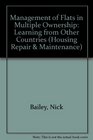 Management of Flats in Multiple Ownership Learning from Other Countries
