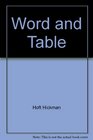 Word  Table