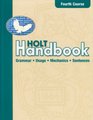 Holt Handbook Grammar Usage Mechanics Sentences  Fourth Course