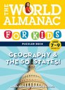 The World Almanac for Kids Puzzler Deck: Geography & the 50 States, Ages 7-9, Grades 2-3