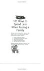 101 Ways to Spend Less When Raising a Family