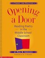 Opening a Door Reading Poetry in the Middle School Classroom
