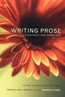 Writing Prose Canadian Edition Techniques and Purposes