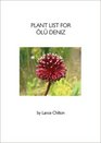 Plant List for Olu Deniz Turkey