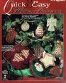 Quick & Easy Holiday Pin-Weaving: 11 Patterns for Gifts, Ornaments & Decorations