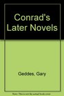 Conrad's Later Novels