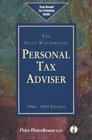 The Price Waterhouse Personal Tax Adviser 19941995