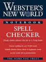 Webster's New World Notebook Spell Checker