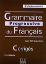 Grammaire progressive du francais  Niveau perfectionnement  Corriges