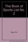 The Book of Sports List No 2