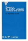 Essays on the English language medieval and modern