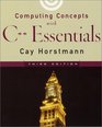 Computing Concepts with C Essentials 3rd Edition
