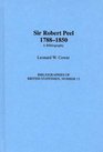 Sir Robert Peel 17881850 A Bibliography