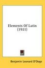 Elements Of Latin