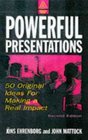 Powerful Presentations 50 Original Ideas for Making a Real Impact
