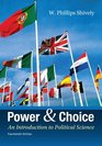 Power  Choice An Introduction to Political Science