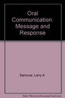 Oral communication Message and response