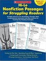 Hi-Lo Nonfiction Passages for Struggling Readers: Grades 4-5: 80 High-Interest/Low-Readability Passages With Comprehension Questions and Mini-Lessons for Teaching Key Reading Strategies