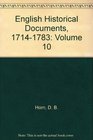 English Historical Documents 17141783