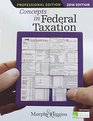 Concepts in Federal Taxation 2016 Professional Edition  Tax Preparation Software CDROM