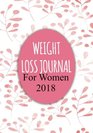 Weight Loss Journal For Women 2018 Food  Exercise Journal