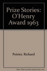 Prize Stories O'Henry Award 1963