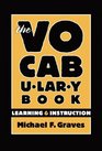 The Vocabulary Book Learning  Instruction
