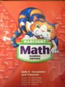 Harcourt Math Florida Edition Unit 4 Geometry and Patterns