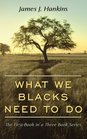 What We Blacks Need To Do The First Book in a Three Book Series