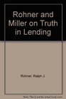 Rohner and Miller on Truth in Lending