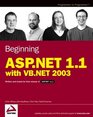 Beginning ASPNET 11 with VBNET 2003