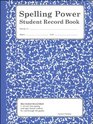 Spelling Power Student Record Blue