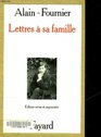 Lettres  sa famille