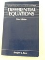 Differential Equations Solutions Manual
