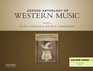 Oxford Anthology of Western Music Volume Three The Twentieth Century