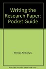 Writing the Research Paper  Pocket Guide