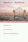 Frontiers of Justice Disability Nationality Species Membership