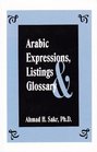 Arabic Expressions Listings  Glossary