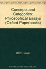 Concepts and Categories Philosophical Essays