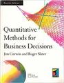 Quantitative Methods for Business Decisions